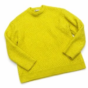 ZARA Bright Yellow Knit Sweater